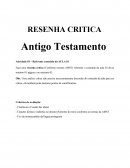 Resenha Critica: Antigo Testamento