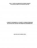 O DIREITO FUNDAMENTAL À SAÚDE E A OBRIGATORIEDADE DO ESTADO EM CUSTEAR TRATAMENTOS EXPERIMENTAIS