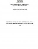 O BALANCED SCORECARD COMO FERRAMENTA DE APOIO À GESTÃO NAS EMPRESAS DE SERVIÇO: ESTUDO DE CASO NA WGD