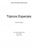 Tópicos Especiais