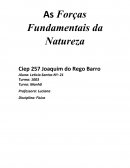 As Forças Fundamentais da Natureza