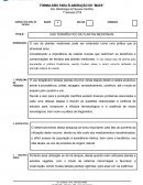 FORMULÁRIO PARA ELABORAÇÃO DO MAPA