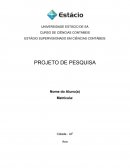 PROJETO DE PESQUISA CIENTIFICA