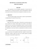 MÉTODOS DE ANÁLISES DE CIRCUITOS – THEVENIN-NORTON