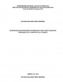 AS MUDANÇAS NOS PROCESSOS DE MEDIAÇÃO COM O NOVO CÓDIGO DE PROCESSO CIVIL A PARTIR DA LEI 13.105/2015