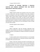 PROPOSTA DE REFORMA TRIBUTÁRIA E PRINCIPAIS ASPECTOS QUE PODERÃO CONTRIBUIR PARA UMA MELHOR ARRECADAÇÃO TRIBUTÁRIA NO BRASIL