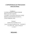 A Importância da Psicologia