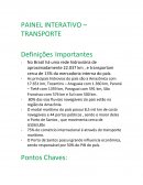 PAINEL INTERATIVO – TRANSPORTE