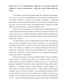 Resenha do texto: O Constitucionalismo antiliberal de Carl Schmitt - Democracia substantiva e exceção versus Kelseniano