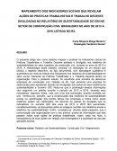 MAPEAMENTO DOS INDICADORES SOCIAIS QUE REVELAM AÇÕES DE PRÁTICAS TRABALHISTAS E TRABALHO DECENTE DIVULDADAS NO RELATÓRIO DE SUSTENTABILIDADE DO GRI NO SETOR DE CONSTRUÇÃO CIVIL BRASILEIRO NO ANO DE 2013 A 2016 LISTADA NO B3