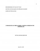 A PERCEPÇÃO DA FAMÍLIA SOBRE A PESSOA ACOMETIDA POR FIBROMIALGIA