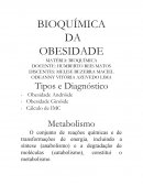 BIOQUÍMICA DA OBESIDADE