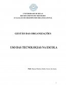 GESTÃO DAS ORGANIZAÇÕES