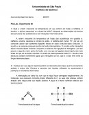 Experimento sobre ligações químicas e forças intermoleculares