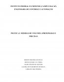 PRÁTICA I: MEDIDAS DE VOLUMES APROXIMADAS E PRECISAS