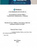 Resenha do Caso: Mulheres como Líderes - Lições dos contingentes políticos na Índia