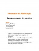 Processamentos de Plásticos