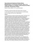 Uma Revisão das Diretrizes de Prática Clínica Multidisciplinar na Prevenção de Suicídio