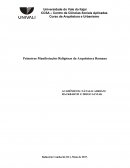 As Primeiras Manifestações Religiosas na Arquitetura Romana