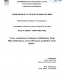 Estudo comparativo da Soldagem e Soldabilidade do aço X80 pelos Processos ao arco elétrico por gravidade e arame tubular