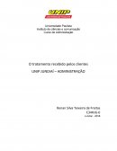 Fidelização dos clientes: O Tratamento recebido pelos clientes