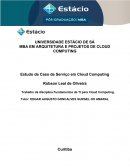 Estudo de Caso de Cloud Computing