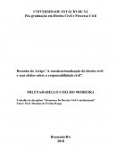 Resenha do Artigo “A constitucionalização do direito civil e seus efeitos sobre a responsabilidade civil”