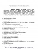 Modelo de Recibo de Entrega de Documentos