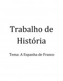 Trabalho de História Tema: A Espanha de Franco
