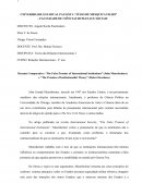 Resenha Comparativo: The False Promise of International Institutions (John Mearsheimer) e The Promise of Institutionalist Theory