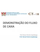 A Demonstração de Fluxo de Caixa