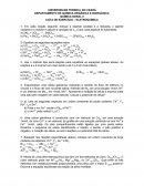 DEPARTAMENTO DE QUÍMICA ORGÂNICA E INORGÃNICA