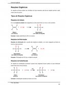 As Reações Orgânicas