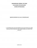 A CONTRIBUIÇÃO DOS MOVIMENTOS SOCIAS PARA INCLUSÃO ESCOLAR DAS PESSOAS COM TRANSTORNO DO ESPECTRO AUTISTA