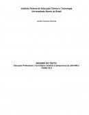 A Educação Profissional e Tecnológica: Análises e perspectivas da LDB/1996 à CONAE 2014