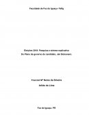 A Síntese Explicativa de Plano de Governo