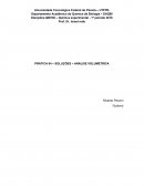 PRÁTICA 04 – SOLUÇÕES – ANÁLISE VOLUMÉTRICA