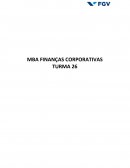 MBA FINANÇAS CORPORATIVAS