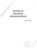 Gestão de Mudança Organizacional Projeto de Melhoria