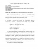 ESTUDO DE CASO E CORRELAÇÃO COM OS AXIOMAS DA COMUNICAÇÃO