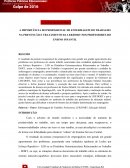 IMPORTÂNCIA DO PROFISSIONAL DE ENFERMAGEM DO TRABALHO NA PREVENÇÃO E TRATAMENTO DA LER/DORT NOS PROFESSORES DO ENSINO INFANTIL