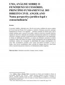 UMA ANÁLISE SOBRE O FENÓMENO SUCESSÓRIO, PRINCÍPIO FUNDAMENTAL DO DIREITO CIVIL ANGOLANO