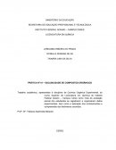 PRÁTICA Nº 01 – SOLUBILIDADE DE COMPOSTOS ORGÂNICOS