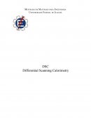 Relatório DSC - Differential Scanning Calorimetry
