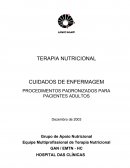 ENFERMAGEM PROCEDIMENTOS PADRONIZADOS PARA PACIENTES ADULTOS