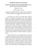 Resenha crítica (“Idalberto Chiavenato” GESTÃO DE PESSOAS - O novo papel dos recursos humanos nas organizações).