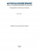 PLANEJAMENTO E CONTROLE DE PESSOAL