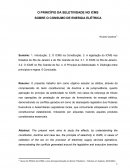 O PRINCÍPIO DA SELETIVIDADE NO ICMS SOBRE O CONSUMO DE ENERGIA ELÉTRICA