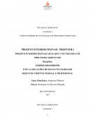 PROJETO INTERDISCIPLINAR APLICADO A TECNOLOGIA EM PROCESSOS GERENCIAIS