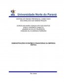 DEMONSTRAÇÕES ECONÔMICO-FINANCEIRAS DA EMPRESA EDIFICA